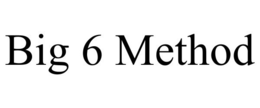 BIG 6 METHOD trademark
