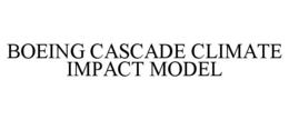 BOEING CASCADE CLIMATE IMPACT MODEL trademark