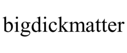 BIGDICKMATTER trademark