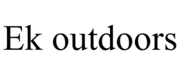 EK OUTDOORS trademark