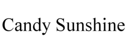 CANDY SUNSHINE trademark