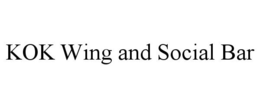 KOK WING AND SOCIAL BAR trademark