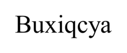 BUXIQCYA trademark