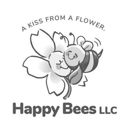 A KISS FROM A FLOWER. HAPPY BEES LLC trademark