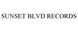 SUNSET BLVD RECORDS trademark