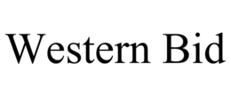 WESTERN BID trademark
