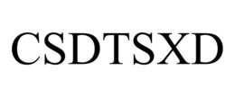 CSDTSXD trademark