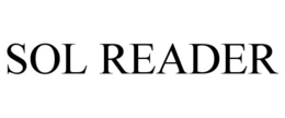 SOL READER trademark