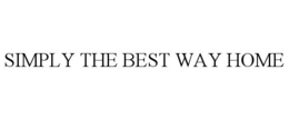SIMPLY THE BEST WAY HOME trademark