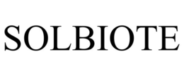 SOLBIOTE trademark