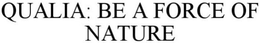 QUALIA: BE A FORCE OF NATURE trademark