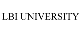 LBI UNIVERSITY trademark