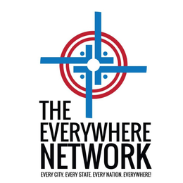 THE EVERYWHERE NETWORK EVERY CITY. EVERY STATE. EVERY NATION. EVERYWHERE! trademark