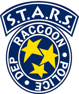 S.T.A.R.S. DEP · RACCOON · POLICE trademark