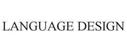 LANGUAGE DESIGN trademark