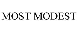 MOST MODEST trademark