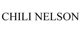 CHILI NELSON trademark