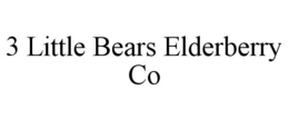 3 LITTLE BEARS ELDERBERRY CO trademark