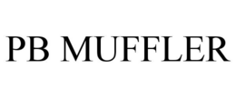 PB MUFFLER trademark