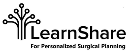 LEARN SHARE FOR PERSONALIZED SURGICAL PLANNING trademark