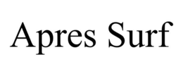 APRES SURF trademark