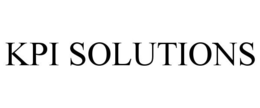 KPI SOLUTIONS trademark