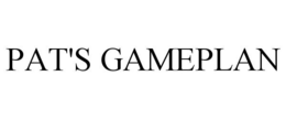 PAT'S GAMEPLAN trademark