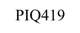 PIQ419 trademark