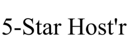 5-STAR HOST'R trademark