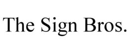THE SIGN BROS. trademark