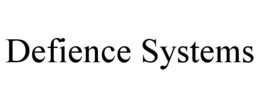 DEFIENCE SYSTEMS trademark