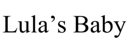 LULA'S BABY trademark