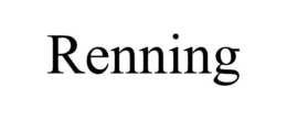 RENNING trademark