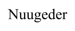 NUUGEDER trademark
