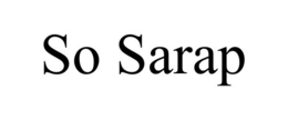 SO SARAP trademark