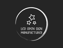LED OPEN SIGN MANUFACTURER trademark