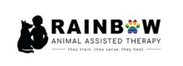 RAINBOW ANIMAL ASSISTED THERAPY THEY TRAIN. THEY SERVE. THEY HEAL. trademark