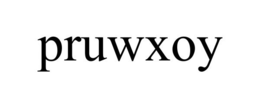 PRUWXOY trademark