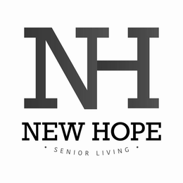 NH NEW HOPE · SENIOR LIVING · trademark