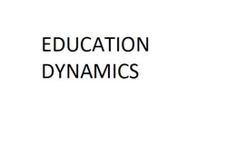 EDUCATION DYNAMICS trademark