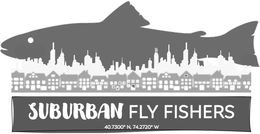 SUBURBAN FLY FISHERS 40.7300° N, 74.2720° W trademark