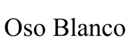 OSO BLANCO trademark