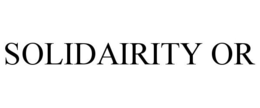 SOLIDAIRITY OR trademark