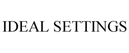 IDEAL SETTINGS trademark
