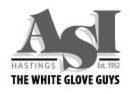 ASI HASTINGS EST. 1952 THE WHITE GLOVE GUYS trademark