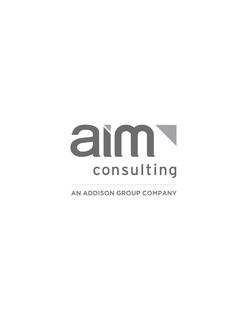 AIM CONSULTING AN ADDISON GROUP COMPANY trademark
