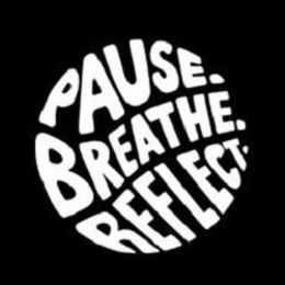 PAUSE. BREATHE. REFLECT. trademark