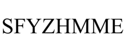 SFYZHMME trademark