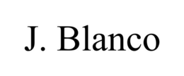 J. BLANCO trademark