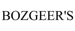 BOZGEER'S trademark